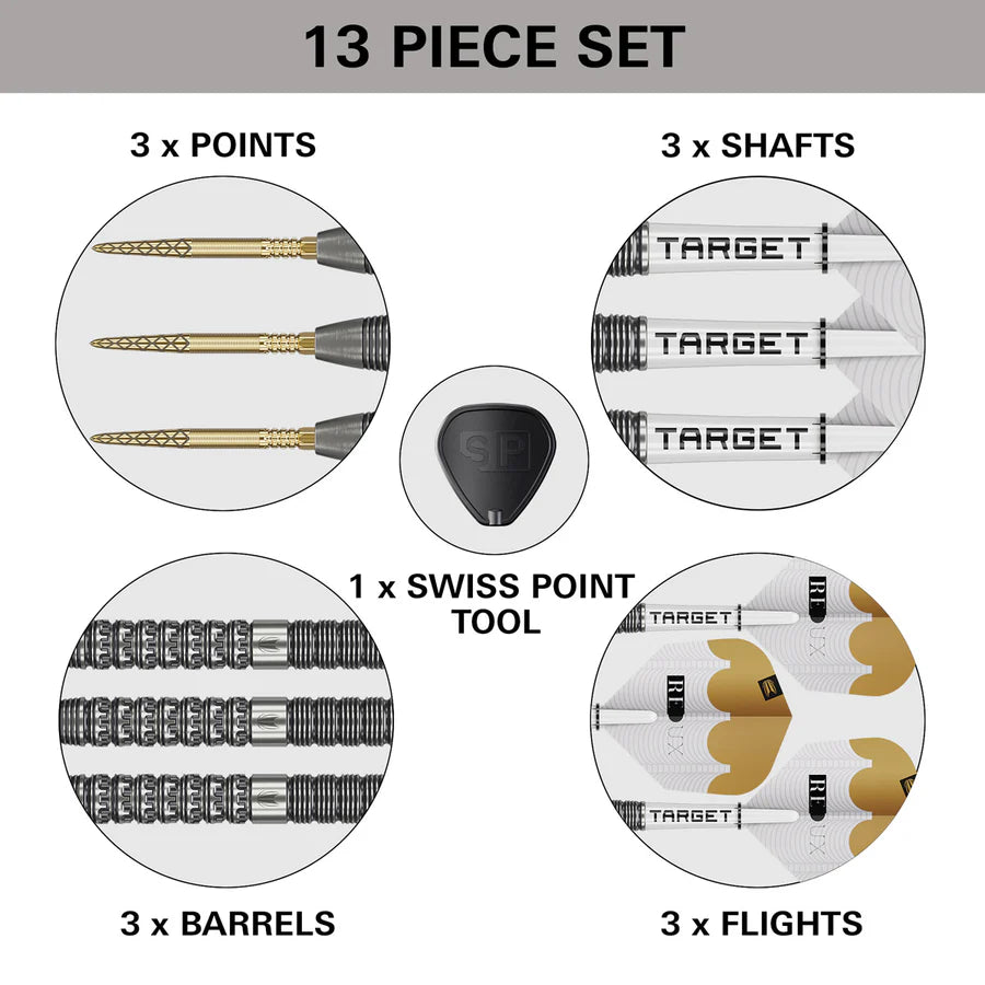 Target Redux 01 90% Tungsten Swiss Point Darts