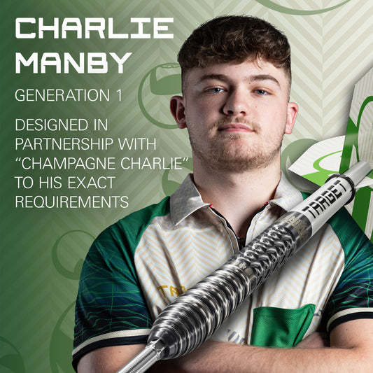 Target Charlie Manby G1 95% Tungsten SP Steel Tip Darts