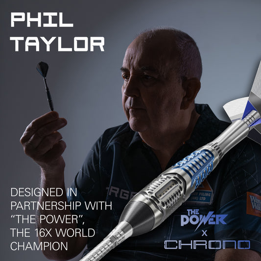 Target Phil Taylor Power Chrono 95% Tungsten SP Steel Tip Darts