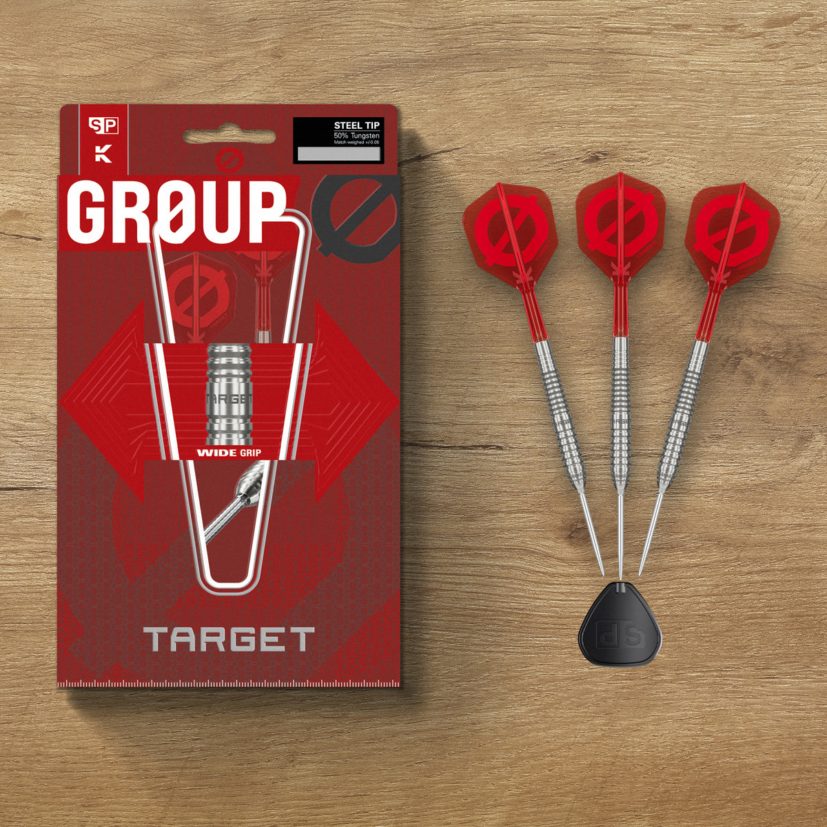 Target Group Ø 01 50% Tungsten SP Steel Tip Darts