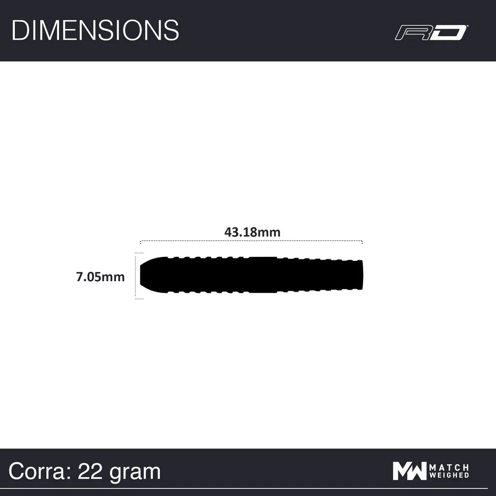 Peter Wright Corra 90% Tungsten Darts