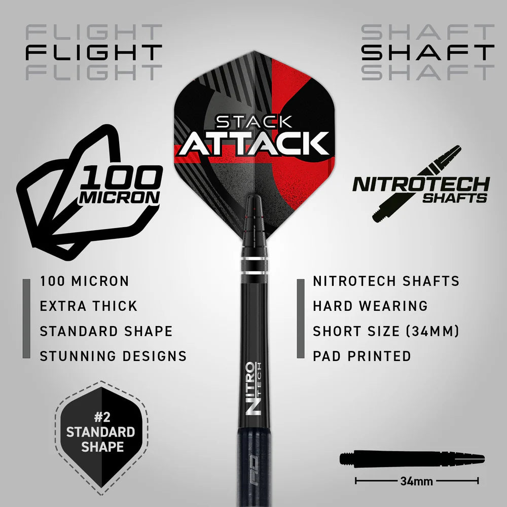 Rob "Stack Attack" Owen V1 90% Tungsten Darts