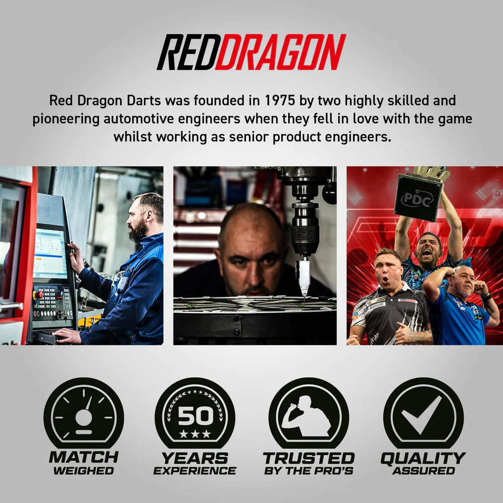 Red Dragon Gemma Hayter 90% Tungsten Steel Tip Darts