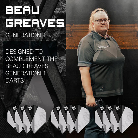 Target Beau Greaves G1 Pro Ultra No2 Dart Flights – 3 Sets