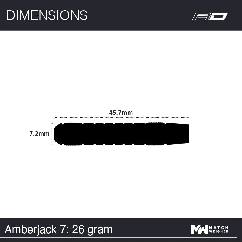 Red Dragon Amberjack 7 90% Tungsten Darts