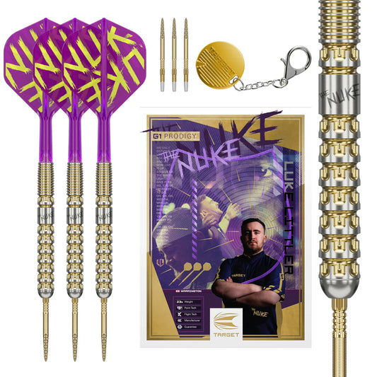 Luke Littler G1 Prodigy 90% Steel Tip Darts