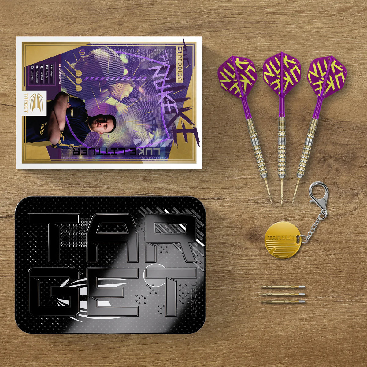 Luke Littler G1 Prodigy 90% Steel Tip Darts