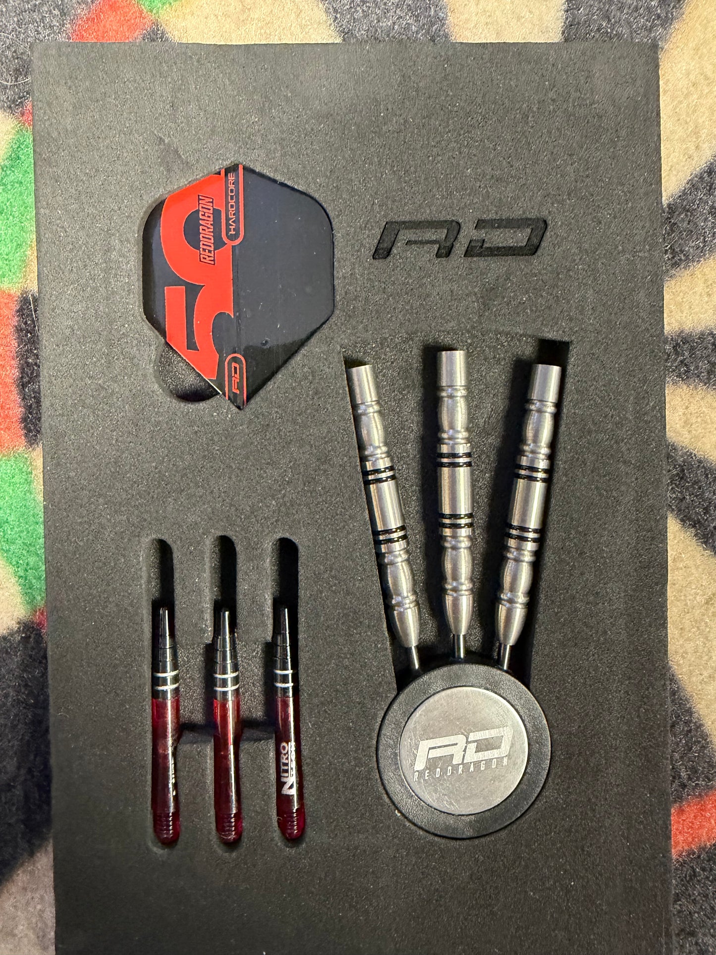 Red Dragon 50yr Anniversary Penetrator 4 23g Second Hand Darts 9/10