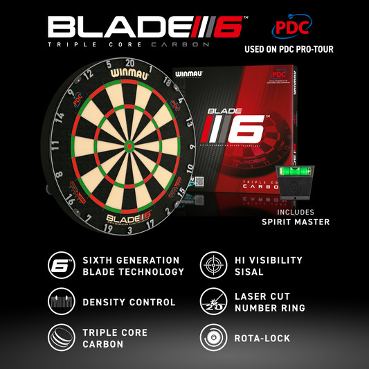 Winmau Blade 6 Triple Core Dartboard