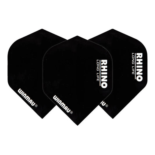 Winmau Rhino Black Extra Thick Dart Flights