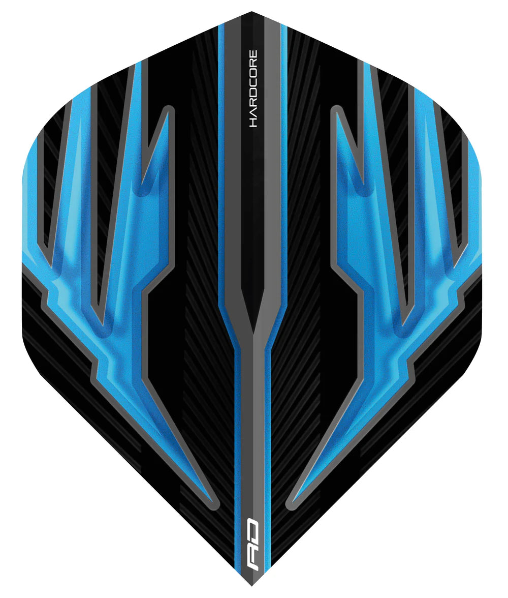 Black & Blue Hardcore Radical Standard Dart Flights