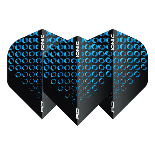 Red Dragon Hardcore Ionic Blue Circles Standard Dart Flights