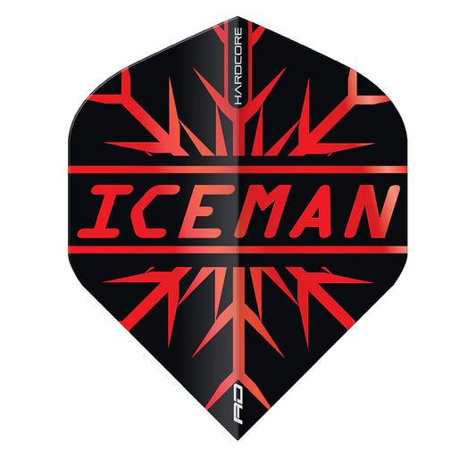Gerwyn Price Red Hardcore Premium Standard Dart Flights