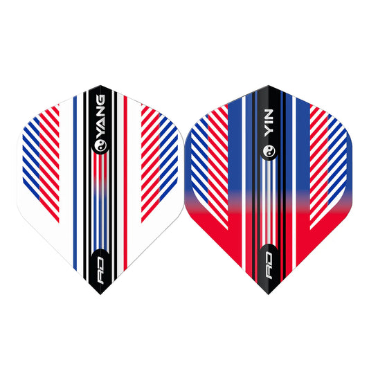 Red Dragon Red & Blue Yin Yang Standard Darts Flights