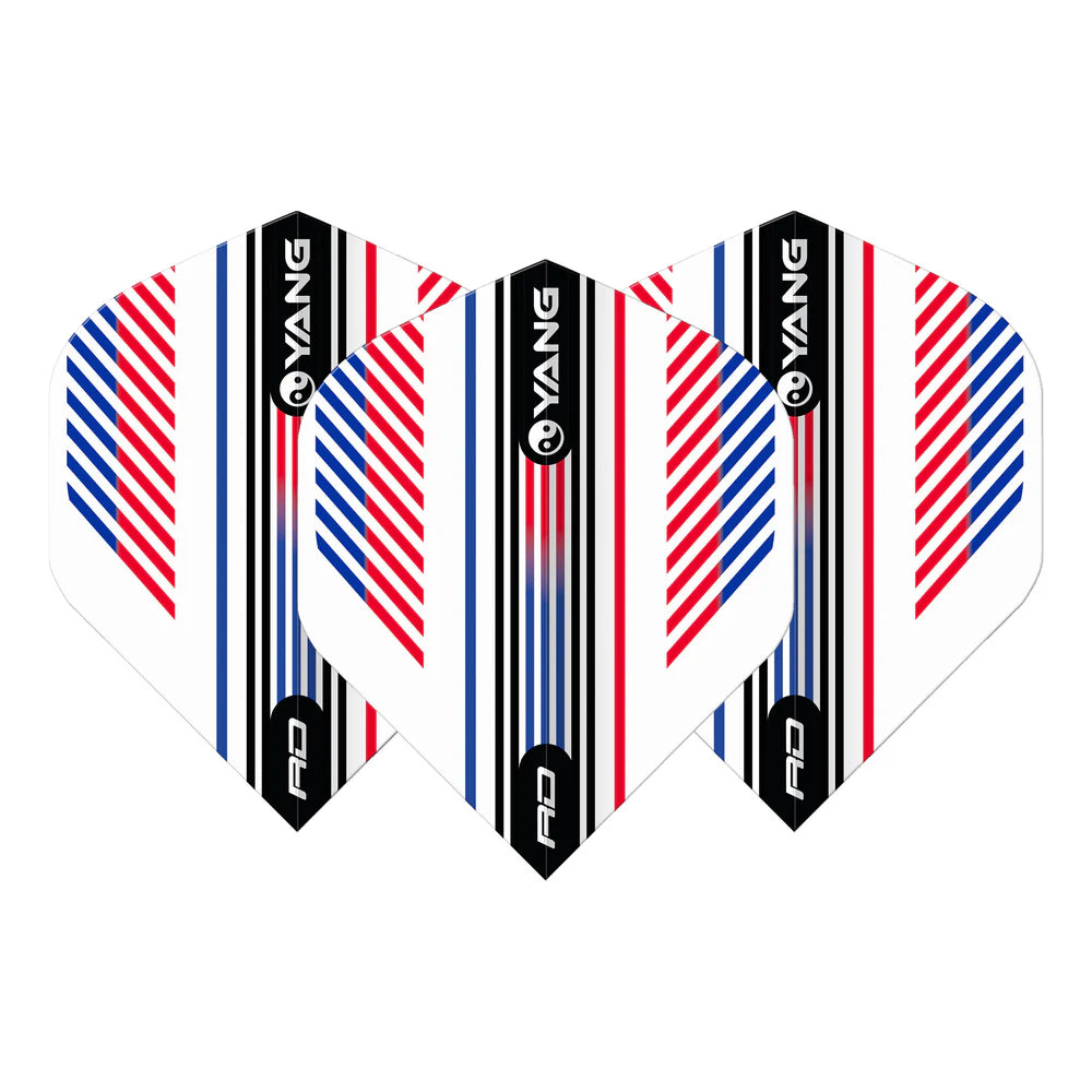 Red Dragon Red & Blue Yin Yang Standard Darts Flights