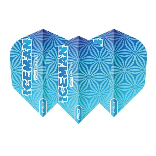 Red Dragon Gerwyn Price Iceman Blue No6 Darts Flights