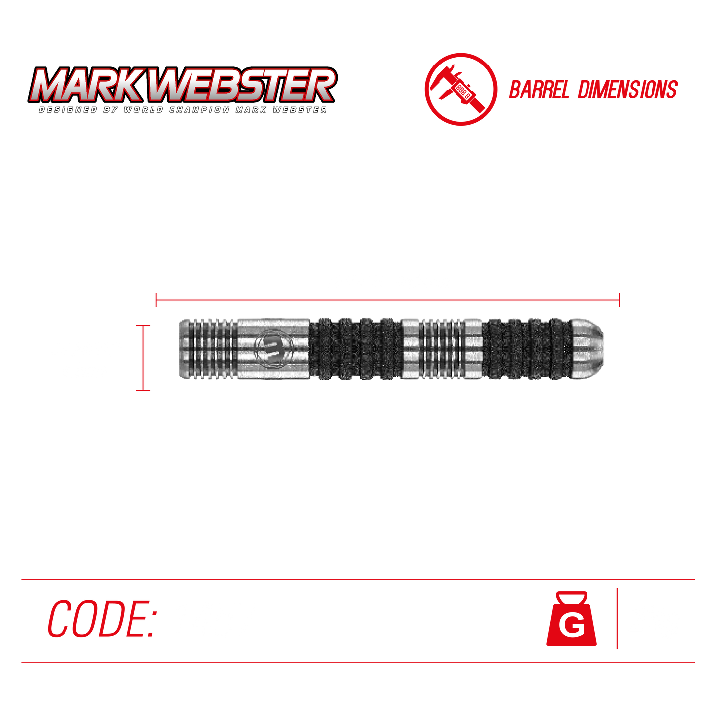 Mark Webster Diamond Edition Darts