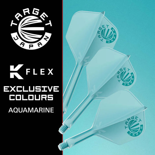 Target Japan Logo Aqua K-Flex No6 Integrated Flights & Shafts