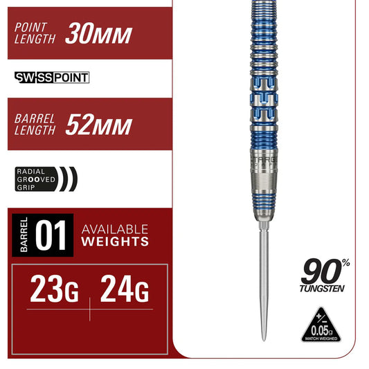 Target Japan Mizu 01 90% Tungsten SP Steel Tip Darts