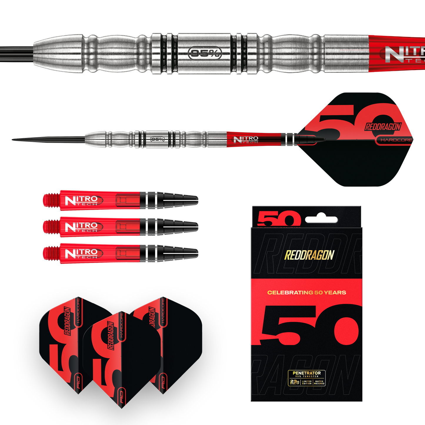 Red Dragon Penetrator 4 95% Tungsten Darts