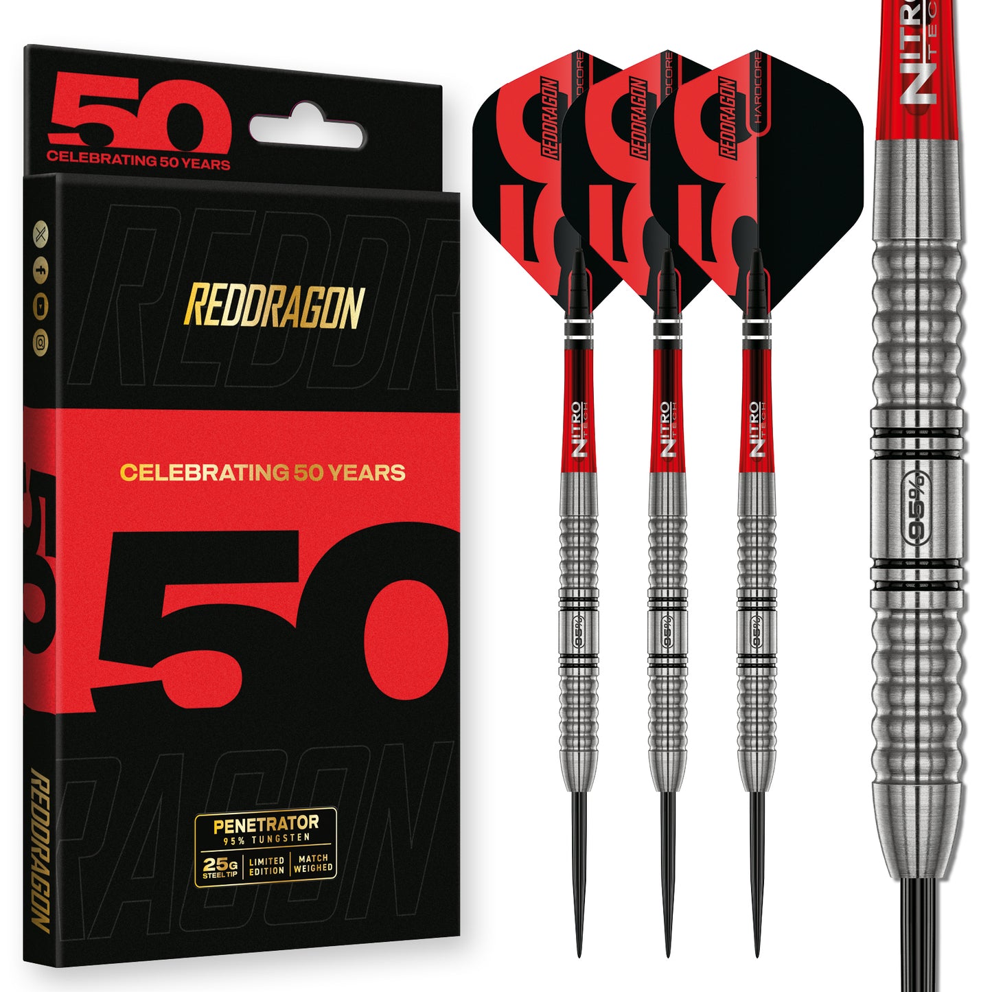 Red Dragon Penetrator 1 95% Tungsten Darts