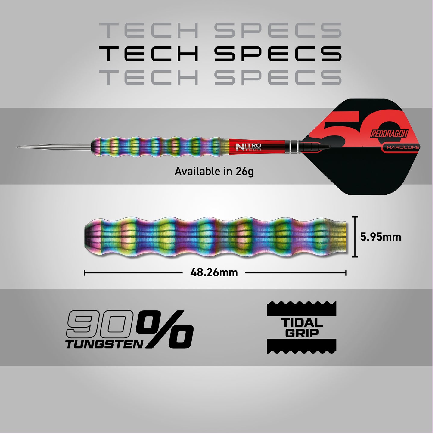 Red Dragon Shockwaves 90% Tungsten Darts
