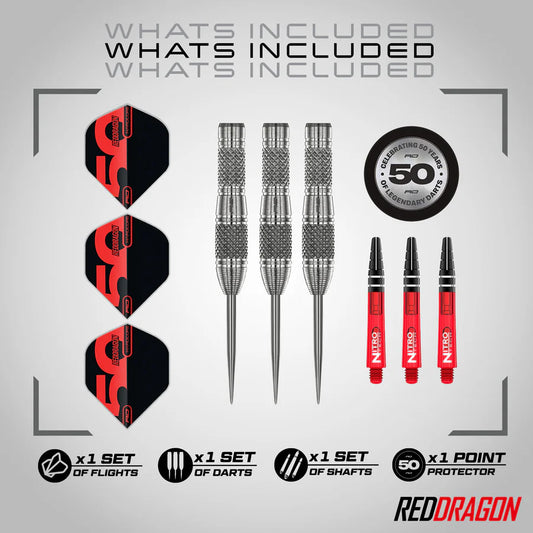 Red Dragon Grizzly 4 85% Tungsten Steel Tip Darts