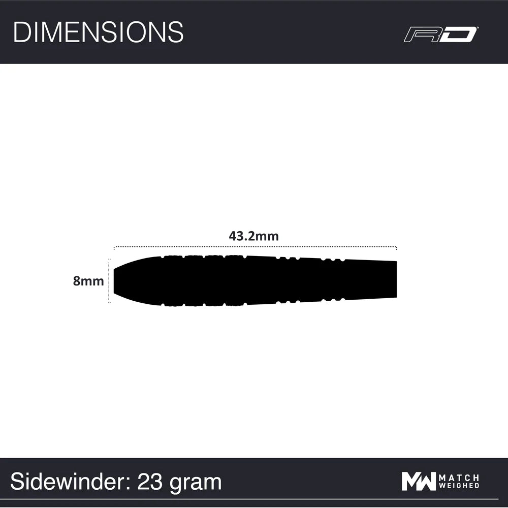 Red Dragon Flightmasters Sidewinder 80% Tungsten Darts