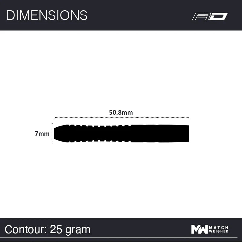 Red Dragon Gerwyn Price Iceman Contour 90% Tungsten Darts