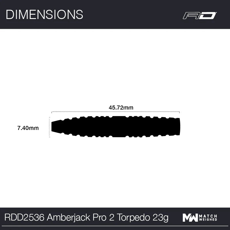 Red Dragon Amberjack Pro 2 90% Tungsten Darts