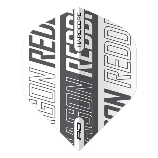 Red Dragon Hardcore XT White and Grey Red Dragon Standard Dart Flights