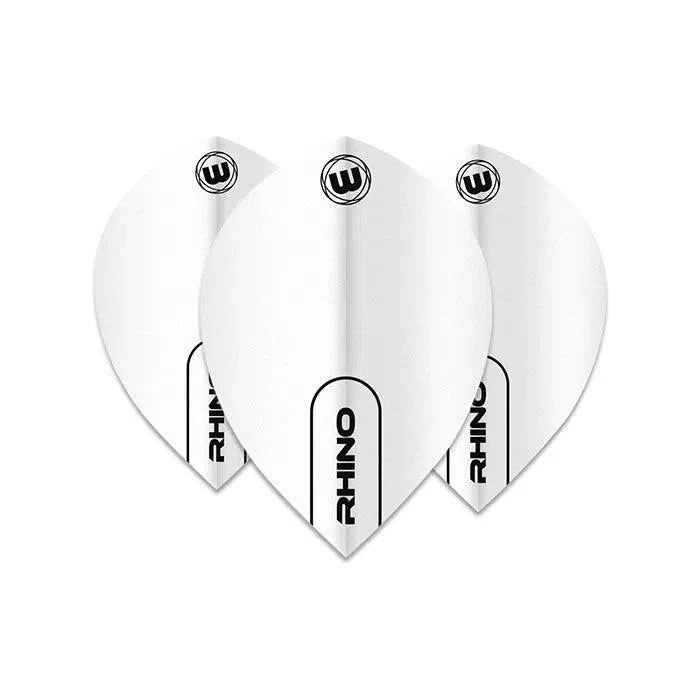 Winmau White Rhino Pear Darts Flights