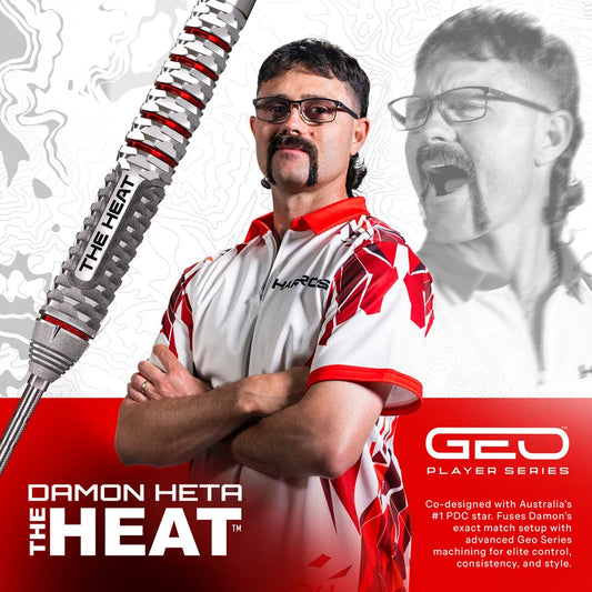 Harrows Damon Heta Geo Quick Point 90% Tungsten Steel Tip Darts