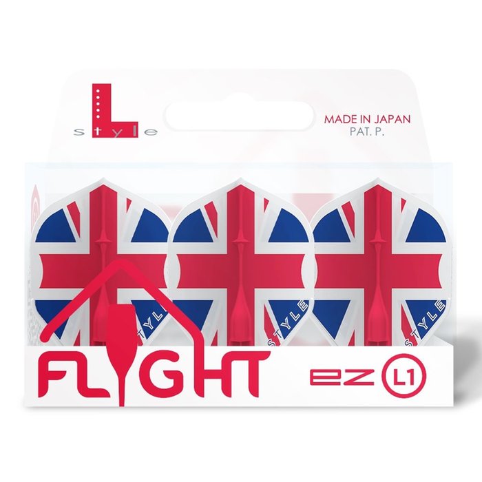 L-Style Champagne EZ L1 Standard Union Jack - Dart Flights