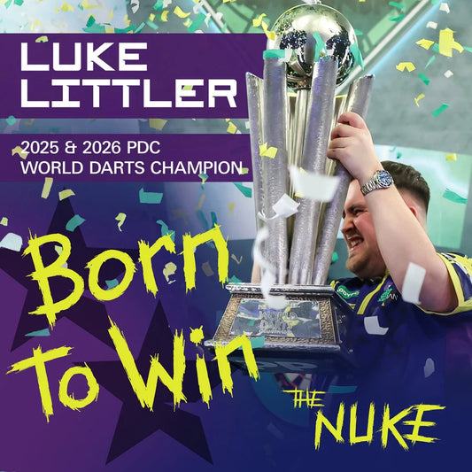 Target Luke Littler World Champion 2026 K-Flex Integrated Flights & Shafts No6