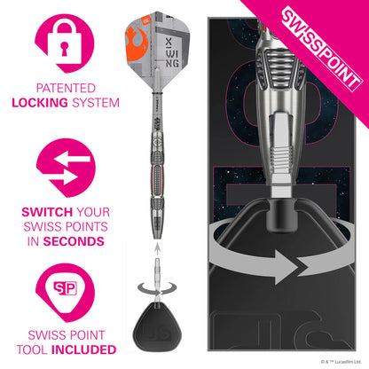 STAR WARS™ | Target X Wing 90% Tungsten Steel Tip Darts