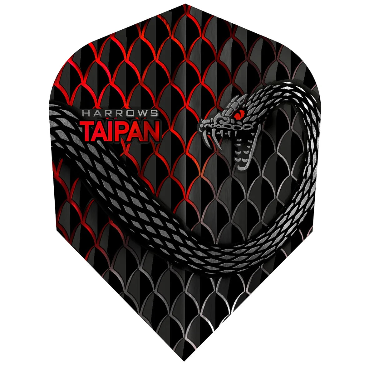 Harrows Taipan Red Standard Dart Flights