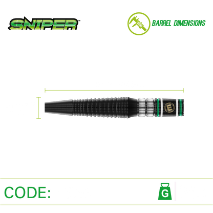 Winmau Sniper Black Darts