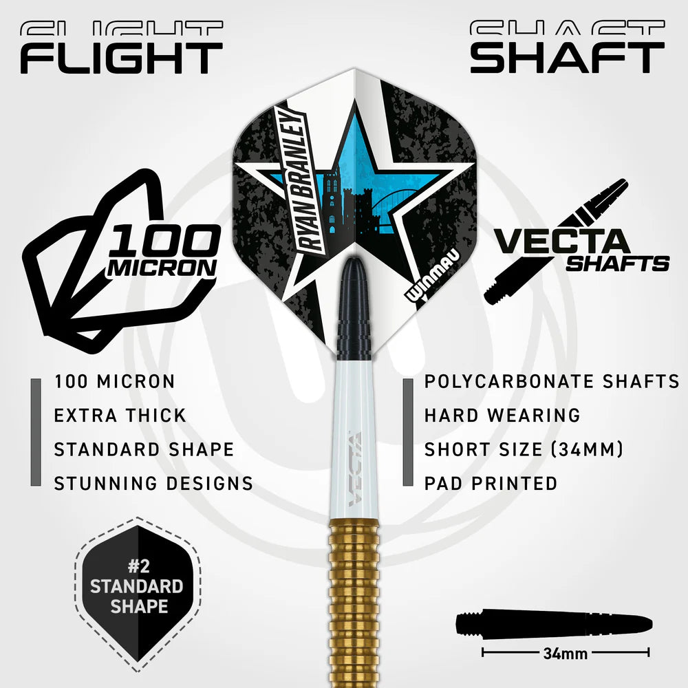 Ryan Branley 90% Tungsten Darts