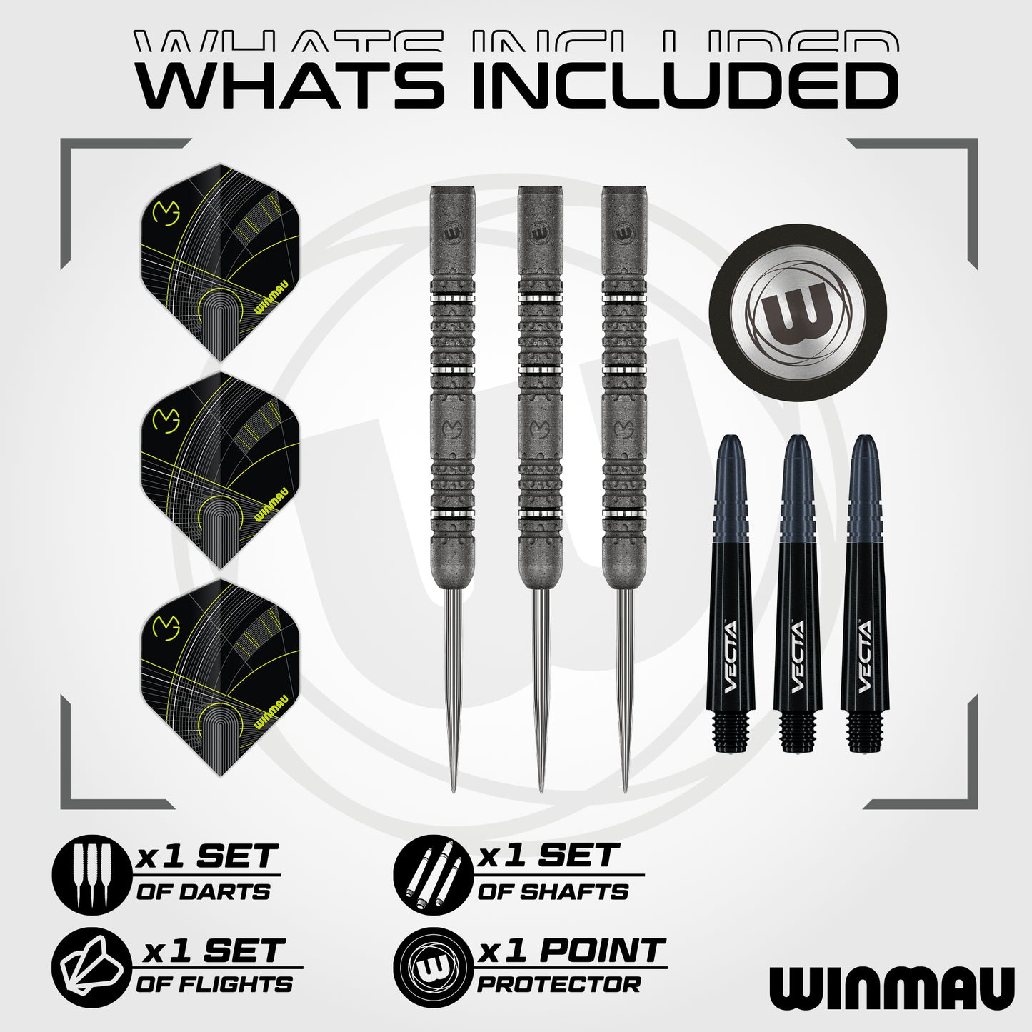 Winmau MvG Signature Edition 90% Tungsten Steel Tip Darts