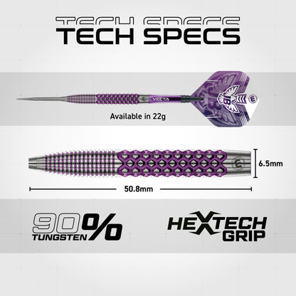 Winmau John Brown 90% Tungsten Steel Tip Darts