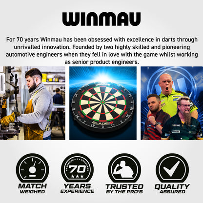 Winmau Lunaris Parallel 90% Tungsten Switch Point Darts
