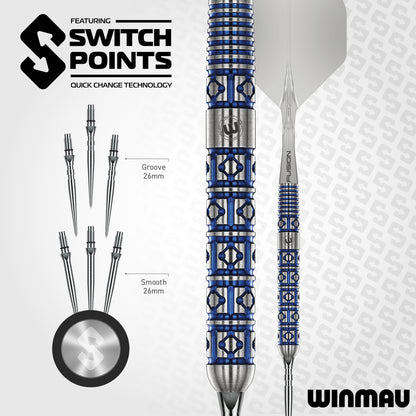 Winmau Lunaris Parallel 90% Tungsten Switch Point Darts