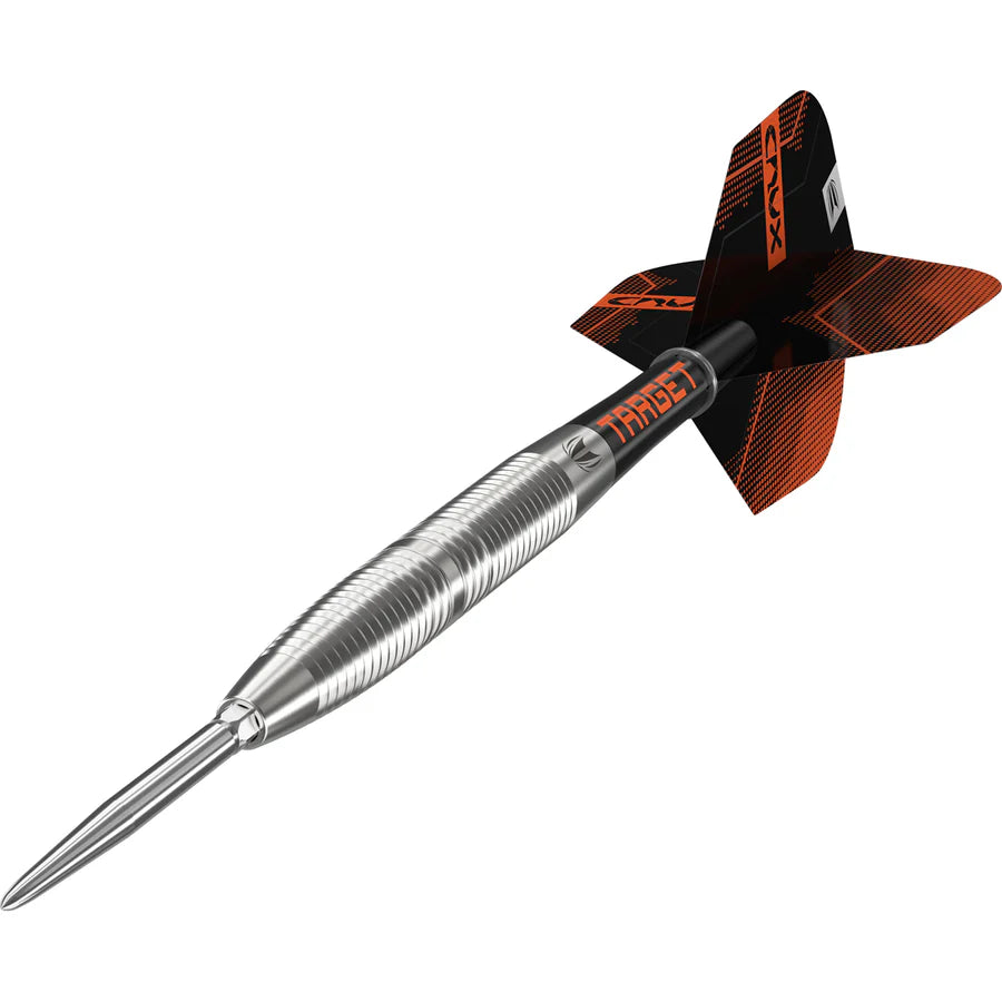 Target Crux 02 90% Tungsten Swiss Point Steel Tip Darts