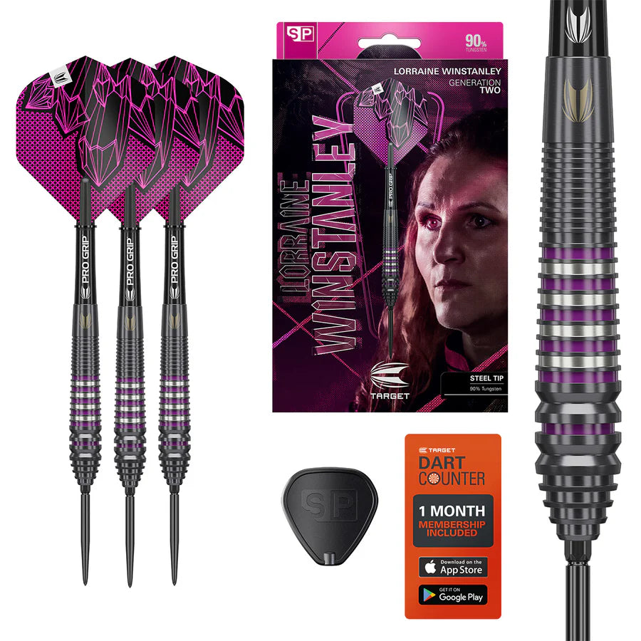 Target Lorraine Winstanley G2 90% Tungsten Swiss Point Darts