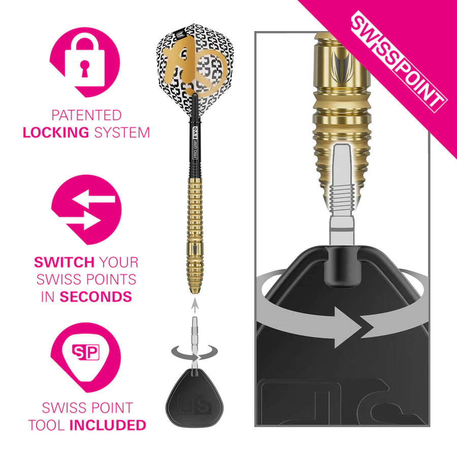 Target Bolide Envy 03 90% Tungsten SP Steel Tip Darts