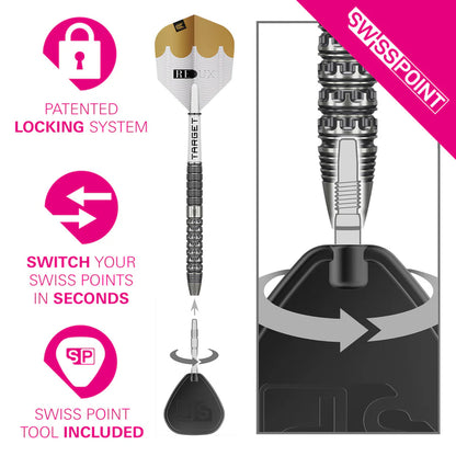 Target Redux 01 90% Tungsten Swiss Point Darts