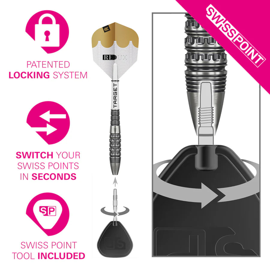 Target Redux 02 90% Tungsten Swiss Point Darts