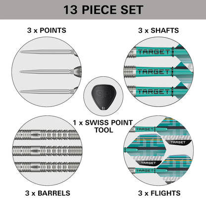 Target Hydro 01 90% Tungsten Swiss Point Darts