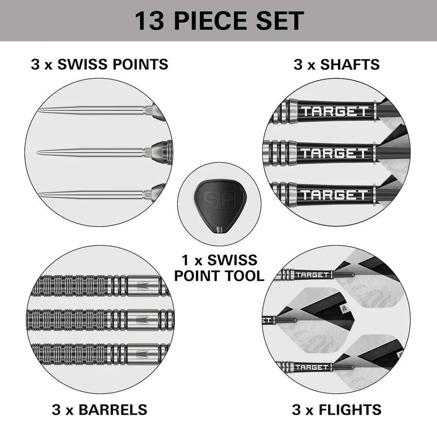 Target Beau Greaves G1 90% Tungsten Swiss Point Darts